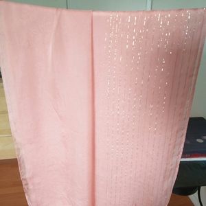 Coral 100% Silk Scarf Long